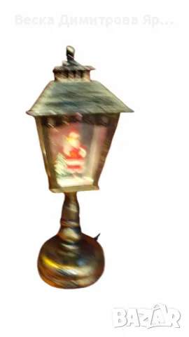 Коледен декоративен фенер с падащ сняг и светодиодно осветление, снимка 8 - Декорация за дома - 47669353