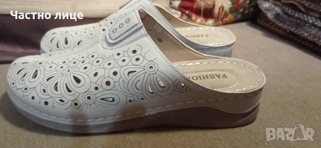 Продавам дамски бежови чехли от еко кожа размер 37