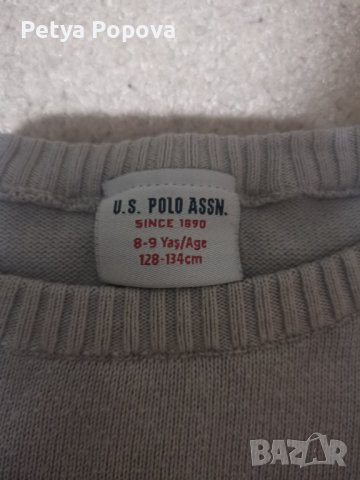  Блуза U. S POLO за дете, снимка 3 - Детски пуловери и жилетки - 39587159