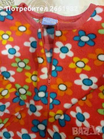 Топла шарена пижамка за зимата, снимка 2 - Бебешки пижами - 30989647