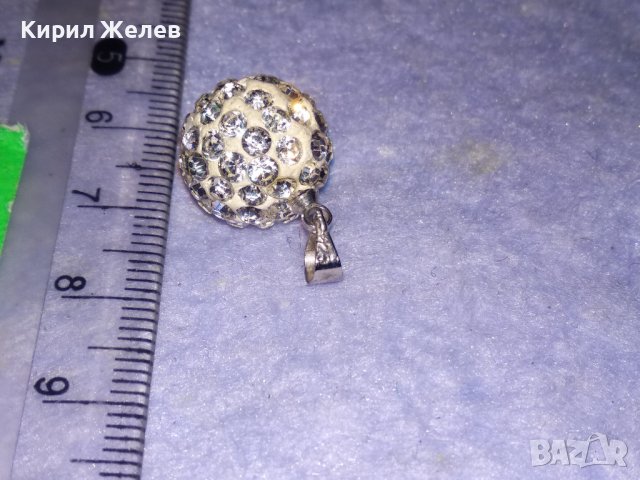 ЕМАЙЛИРАН ФЕШЪН МЕДАЛЬОН ТОПЧЕ с КРИСТАЛЧЕТА и ХАЛКИЧКА НЕРЪЖДАЕМА СТОМАНА с ПЕЧАТ 925 ПЕНДАНТ 34386, снимка 10 - Колиета, медальони, синджири - 39379267