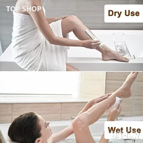 Нов уред 6 в 1 за жени безболезнено обезкосмяване Тример косми красота Самобръсначка, снимка 5 - Електрически самобръсначки - 49339190