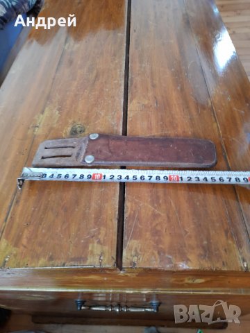 Стара кожена кания за нож #3, снимка 5 - Антикварни и старинни предмети - 32137096