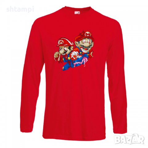 Мъжка тениска Mario Zombie 2 Игра,Изненада,Подарък,Празник,Повод, снимка 6 - Тениски - 37237436