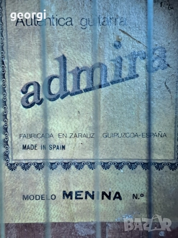 испанска китара Admira menina , снимка 14 - Китари - 52114481