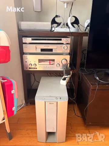 Sony домашно кино 5.1 – комплект: ресийвър STR-DB790, DVD, VHS видео, колони 5.1