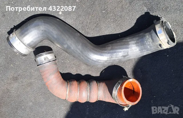 Търбо пътища/тръба интеркулер Audi A4 B7/ Ауди А4 Б7 2.0TDI 140к.с BLB /АВТОМАТ/ 