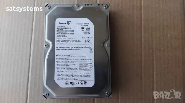 Хард диск Seagate Barracuda ST3320620A 320GB IDE Ultra ATA100, снимка 6 - Твърди дискове - 49235368