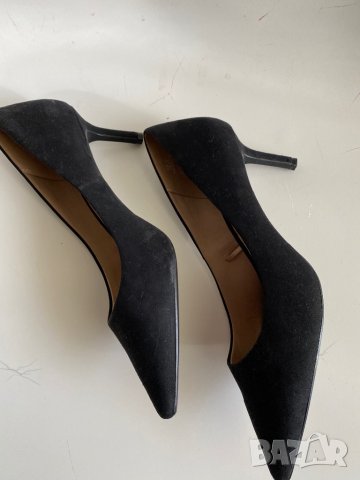 Черни обувки на токчета НМ, N40, снимка 2 - Дамски елегантни обувки - 38232541