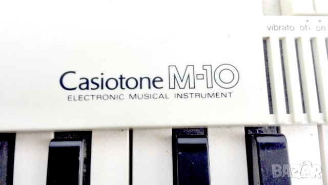 Casio Casiotone M-10 (1980) - ретро рядка преносима клавиатура, снимка 7 - Синтезатори - 40620719