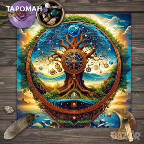 ПОКРИВКИ ЗА ТАРО, ЗАРОВЕ, РУНИ И ДРУГИ, снимка 3 - Карти за игра - 48244445