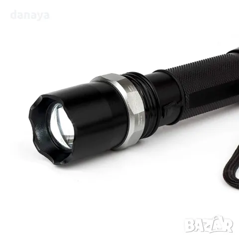 1165 Мощен led фенер ZOOM презареждаем 3 режима на светене SOS, снимка 8 - Друга електроника - 47952191