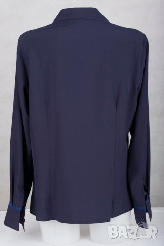 Тъмносиня дамска риза марка Moira , снимка 2 - Ризи - 38384377