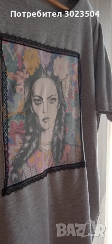 Туника макси размер, снимка 6 - Туники - 51150605