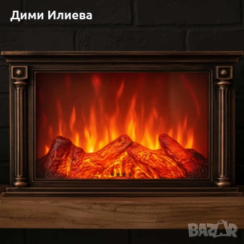 Лед камина с тлеещи въглени , снимка 5 - Камини - 52807494