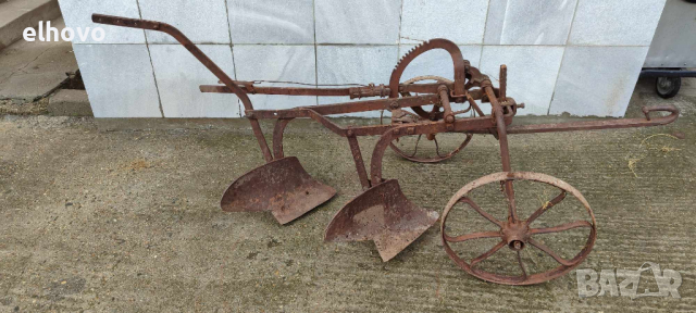 Стар плуг, рало, снимка 4 - Антикварни и старинни предмети - 44761689