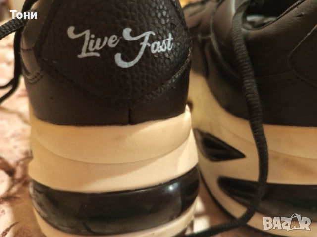 BERSHKA Оригинал Нови Кожени Дамски Маратонки 39, снимка 11 - Маратонки - 52793485