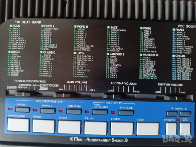 Синтезатор Casio  CT 670, снимка 4 - Синтезатори - 52324682