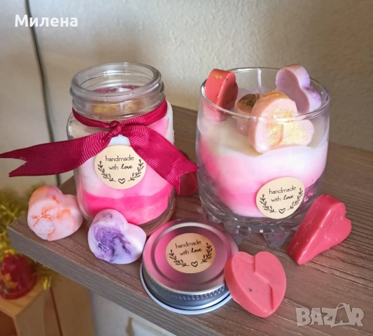 Ръчно изработени свещи, снимка 2 - Декорация за дома - 53177154