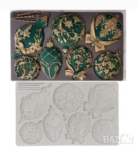 Молд коледни играчки 