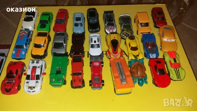 метални колички и камиони