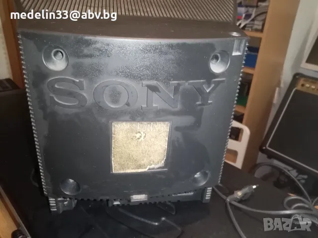 SONY Trinitron 14 inch, перфектно работещ телевизор, снимка 9 - Телевизори - 49332753