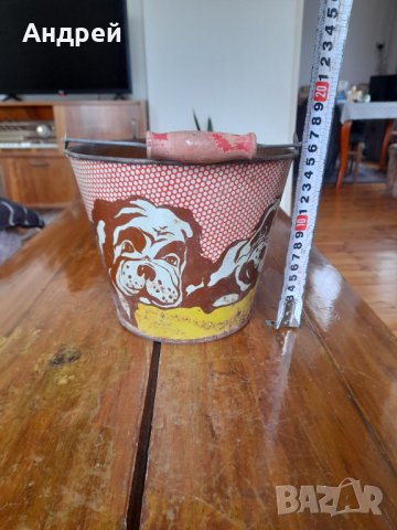 Стара детска кофа,кофичка #12, снимка 3 - Антикварни и старинни предмети - 38684249