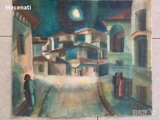 ЗОЯ ЛИТВИНОВА акварел Беларус, снимка 5 - Картини - 53100092