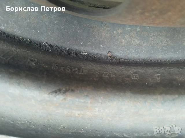 Продавам джанта с гума от Нисан Тида Ц11, снимка 2 - Гуми и джанти - 52527301