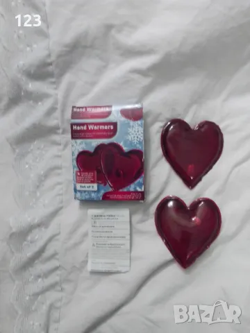 Сърца-грейки за топене на ръце в джобовете в студените дни за любим човек