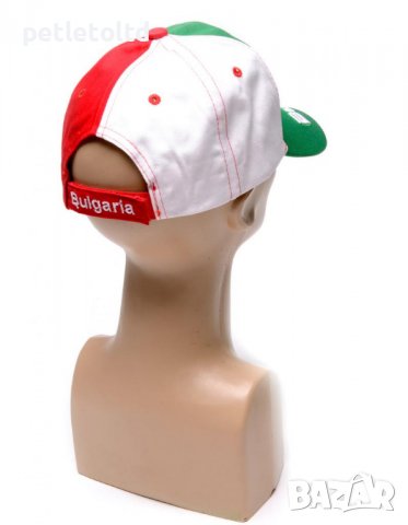 Шапка с козирка, с цветовете на българския трикольор и надпис BULGARIA, с регулируема лента, снимка 4 - Тенис - 36838169
