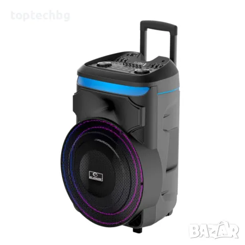 Караоке Тонколона 18 инча EK-11 XB, EXTRA BASS, 2400 W с два безжични микрофона, снимка 4 - Тонколони - 47896179