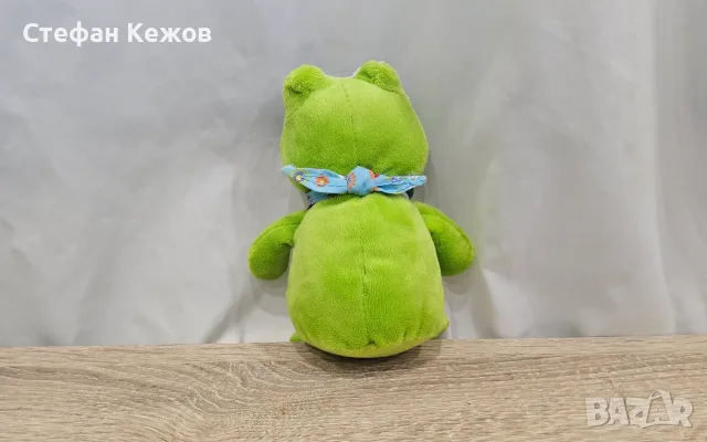 Плюшени зелено жаба, снимка 2 - Плюшени играчки - 55943228