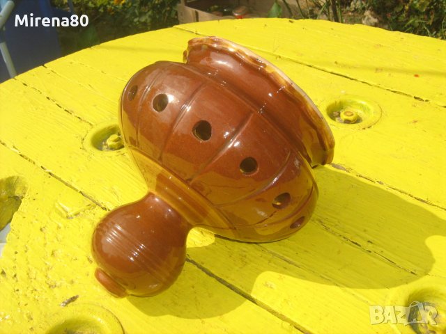 Осветително тяло / полилей / абажур - троянска керамика !, снимка 3 - Лампи за таван - 31538010