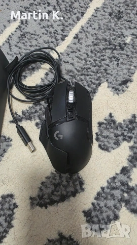 Гейминг комолект Logitech мишка+слушалки, снимка 2 - Клавиатури и мишки - 54138882