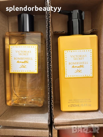Victoria’s Secret козметика за тяло, Bombshell Amalfi, Amber Aperitif
