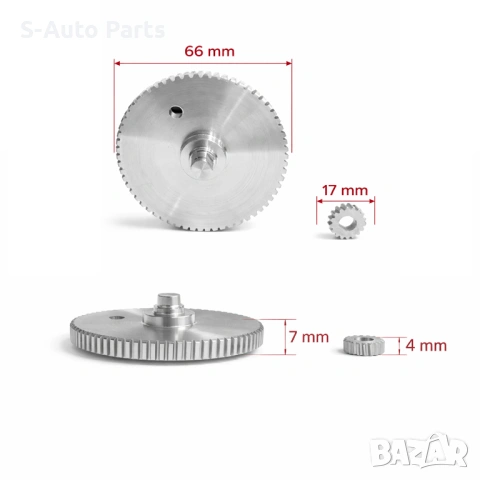 Зъбни колела за мотор на люк (шибидах) за Mercedes C-Class W203 (2000-2007) 2038203142, снимка 2 - Части - 54192468