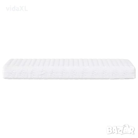vidaXL Дунапренов матрак за деца, бял, 80x160 см, твърдост H2 H3, снимка 3 - Матраци - 56147493