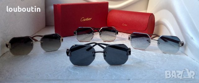 Cartier 2022 дамски слънчеви очила Осмоъгълник с камъни, снимка 9 - Слънчеви и диоптрични очила - 38800153