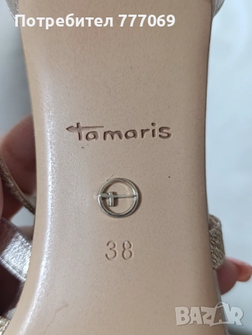 Дамски сандали Tamaris, снимка 4 - Сандали - 54154213