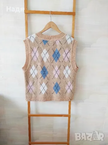 Дамски пуловер без ръкави Clockhouse, снимка 4 - Блузи с дълъг ръкав и пуловери - 49162272