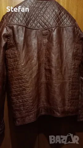 Мъжко кожено яке, снимка 8 - Якета - 47643004