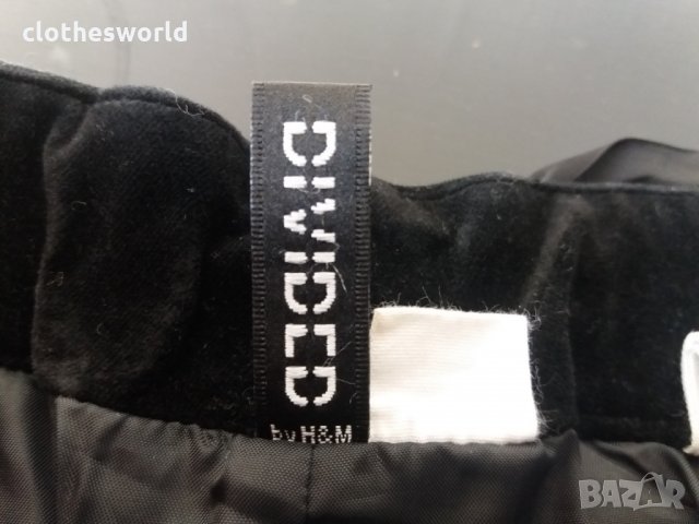 Невероятна пола H&M от кадифе модел рибена опашка, снимка 16 - Поли - 19855511