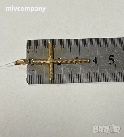 Златен кръст 2.06гр., снимка 4 - Колиета, медальони, синджири - 52651821