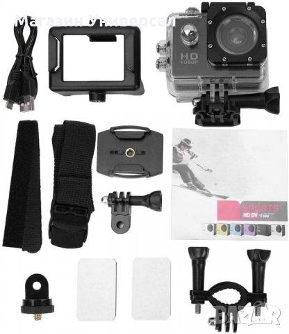 Екшън камера SJ4000, Спортна камера, водоустойчива удароустойчива спортна екшън камера , снимка 2 - Камери - 29562978