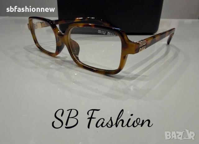 Miu Miu тигрови очила с лого, снимка 2 - Слънчеви и диоптрични очила - 53912387