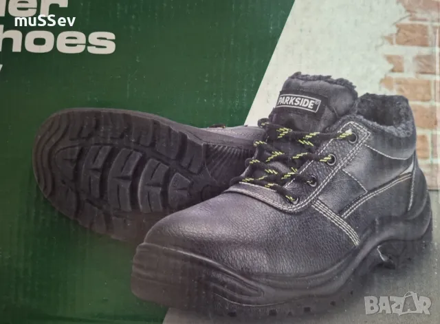 защитни кожени обувки S3 на Парксайд 
