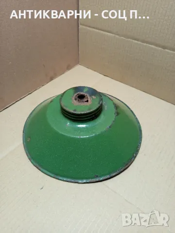 Стара Емайлирана Лампа От Соца., снимка 3 - Антикварни и старинни предмети - 49611254