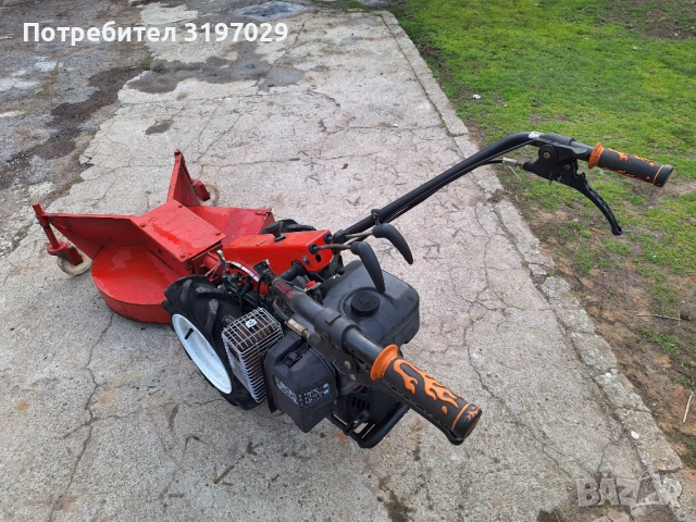 Косачка роторна Goldoni 10 к.с. мулчер мотоблок, снимка 8 - Градинска техника - 52877428