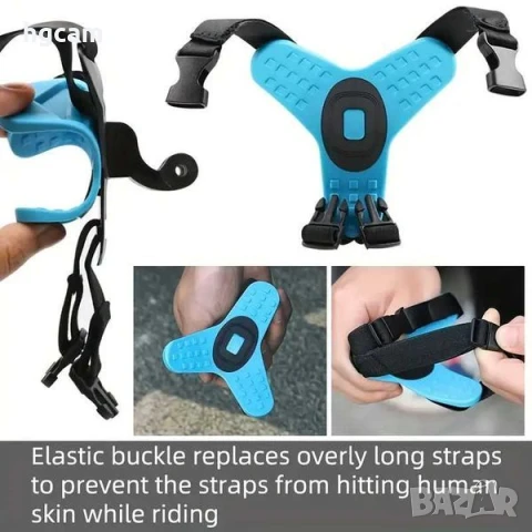 Стойка за каска - GARV Chin Mount Extend - за GoPro Екшън Камери, снимка 6 - Чанти, стативи, аксесоари - 50487341